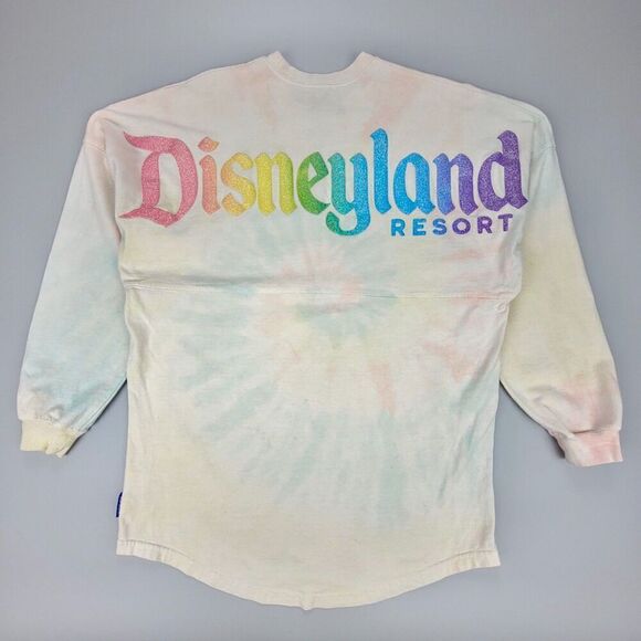 DISNEY Disneyland Resort Tie Dye Crewneck Spirit Jersey Long Sleeve Unisex Small - Picture 7 of 10